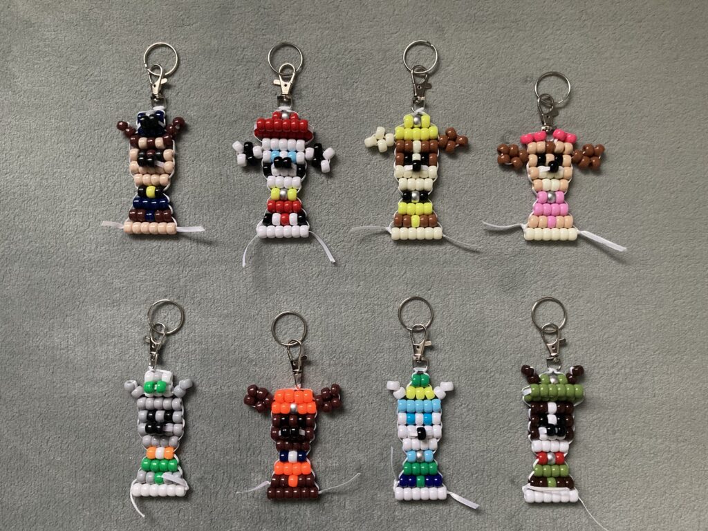 Bead Animal Keychain - Designs by Mya